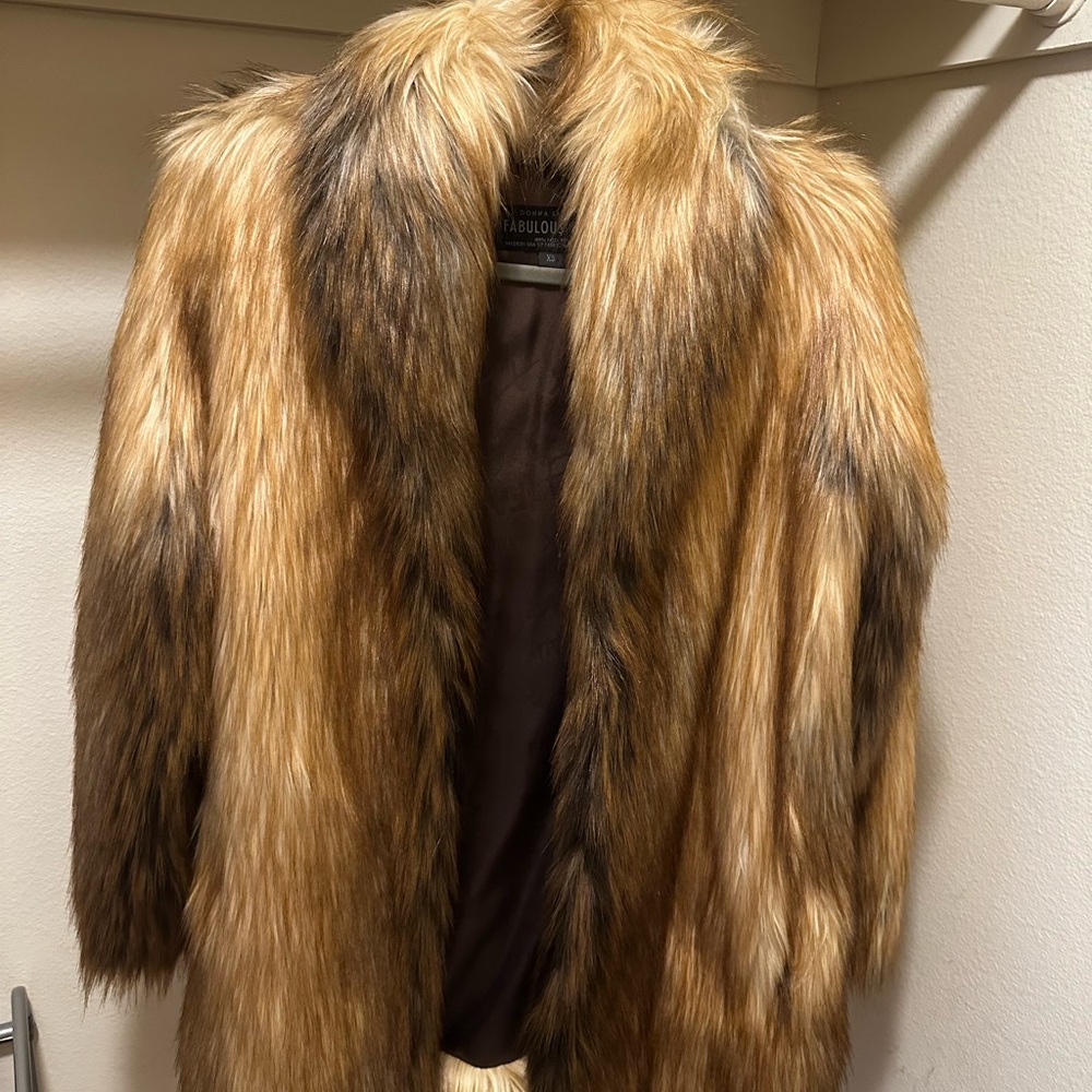 Faux fur jacket by fabulous furs never worn but no tag